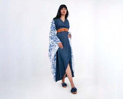 Foto 1 | Foto 1 | Vestido A Ángelozano Azul para Mujer