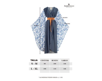 Foto 2 | Foto 2 | Vestido A Ángelozano Azul para Mujer