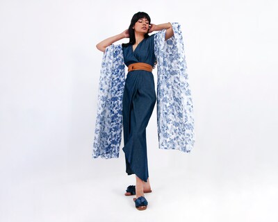 Foto 3 | Foto 3 | Vestido A Ángelozano Azul para Mujer