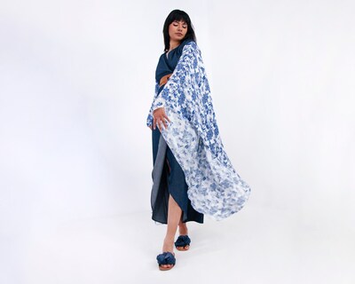 Foto 7 | Foto 7 | Vestido A Ángelozano Azul para Mujer