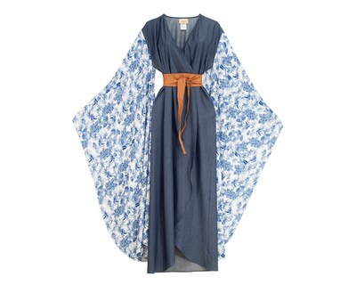 Foto 8 | Foto 8 | Vestido A Ángelozano Azul para Mujer