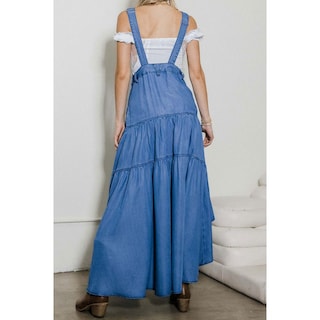 Foto 2 | Foto 2 | Vestido Overol Asimetrico /juvenil, 038 (azul Medio) Azul