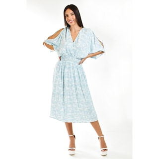 Foto 5 | Foto 5 | Vestido Midi Vaporoso Roman Fashion /juvenil, 26914 (azul Claro) Azul