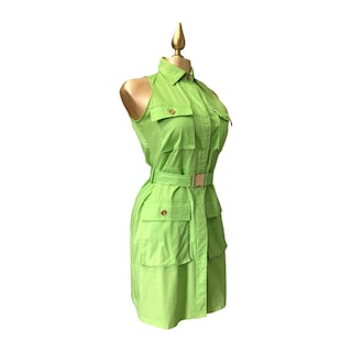 Foto 3 | Foto 3 | Vestido Sin Mangas Verde Lc