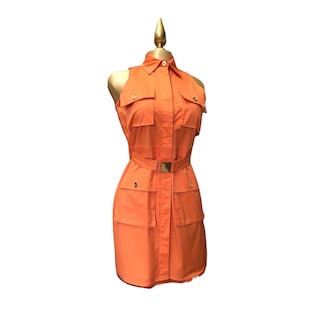 Foto 1 | Foto 1 | Vestido Sin Mangas Naranja Lc