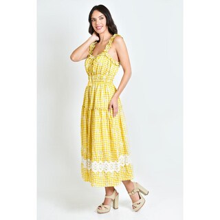 Foto 2 | Foto 2 | Vestido Campesino Roman Fashion  Juvenil 12187 Amarillo