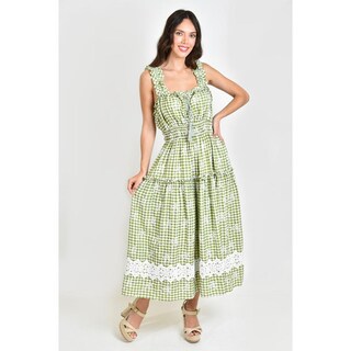 Foto 5 | Foto 5 | Vestido Campesino Roman Fashion /juvenil 12187 Verde