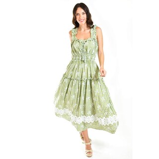 Foto 6 | Foto 6 | Vestido Campesino Roman Fashion /juvenil 12187 Verde