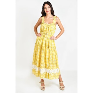 Foto 1 | Foto 1 | Vestido Campesino Roman Fashion Juvenil 12187 Amarillo