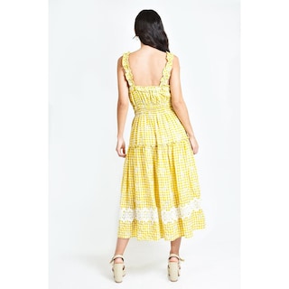 Foto 3 | Foto 3 | Vestido Campesino Roman Fashion Juvenil 12187 Amarillo