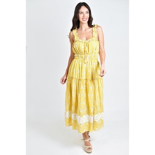 Foto 5 | Foto 5 | Vestido Campesino Roman Fashion Juvenil 12187 Amarillo