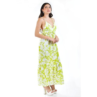 Foto 2 | Foto 2 | Maxi Vestido Floreado Roman Fashion Juvenil 14064 Verde