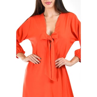 Foto 4 | Foto 4 | Vestido Roman Fashion Naranja para Mujer
