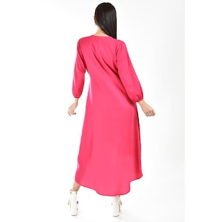 Foto 3 | Foto 3 | Vestido Escote Moño Roman Fashion Rosa Juvenil