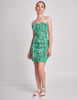 Vestido Devendi Verde para Mujer