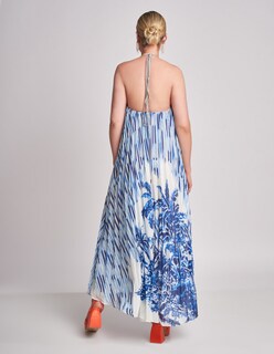 Foto 2 | Foto 2 | Vestido Devendi Color Multicolor Floral Con Escote Espalda