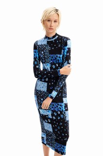 Foto 3 | Foto 3 | Vestido Midi Canalé Floral Desigual