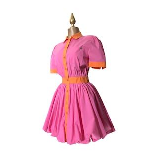 Foto 3 | Foto 3 | Vestido Pink Bombacho Inferior Lc