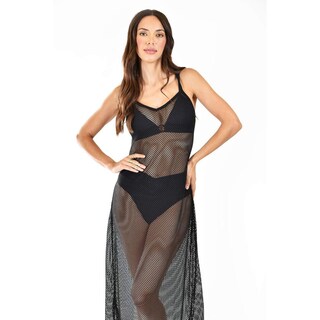 Foto 4 | Foto 4 | Vestido De Red Para Playa Roman Fashion /juvenil, 9106 (negro) Negro