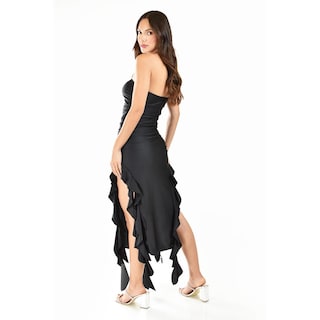 Foto 3 | Foto 3 | Vestido Strapless Roman Fashion Negro