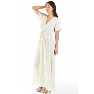Foto 2 | Foto 2 | Maxi Vestido Roman Fashion924 Beige para Mujer