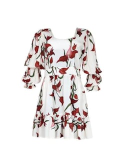 Foto 1 | Foto 1 | Vestido Corto Cherry Blossom Para Dama Color Beige