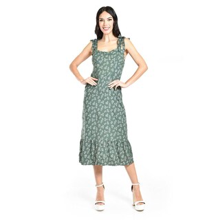 Foto 1 | Foto 1 | Vestido Midi De Tirantes Roman Fashion /juvenil, 50010 (verde) Verde