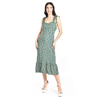 Foto 2 | Foto 2 | Vestido Midi De Tirantes Roman Fashion /juvenil, 50010 (verde) Verde