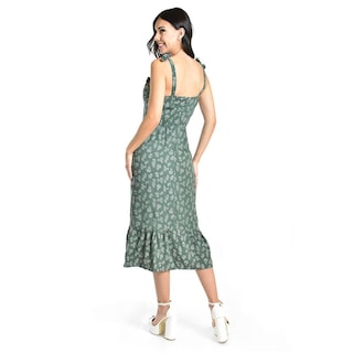 Foto 3 | Foto 3 | Vestido Midi De Tirantes Roman Fashion /juvenil, 50010 (verde) Verde