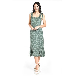 Foto 5 | Foto 5 | Vestido Midi De Tirantes Roman Fashion /juvenil, 50010 (verde) Verde