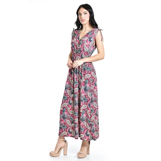 Foto 2 | Foto 2 | Vestido Estampado De Paisley Roman Fashion /juvenil, 8802x-11 (vino) Vino