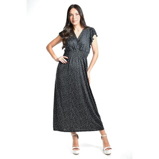 Foto 5 | Foto 5 | Vestido Midi De Puntos Roman Fashion /juvenil, 9940x (negro Punto) Negro
