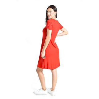 Foto 3 | Foto 3 | Vestido Casual Roman Fashion Juvenil Rojo