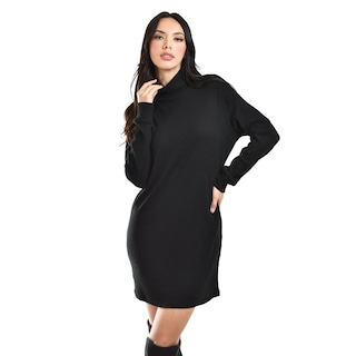 Foto 4 | Foto 4 | Vestido De Punto Con Cuello Alto Roman Fashion /juvenil, 3821 (negro) Negro