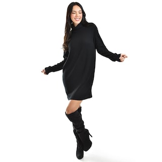 Foto 5 | Foto 5 | Vestido De Punto Con Cuello Alto Roman Fashion /juvenil, 3821 (negro) Negro