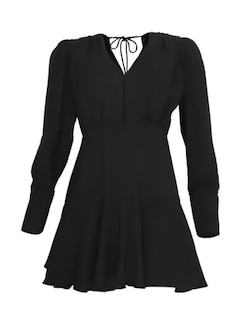 Foto 1 | Foto 1 | Vestido Corto Manga Larga Behla J&b Talla G Color Negro