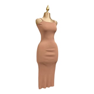 Foto 3 | Foto 3 | Vestido Beige Tejido Erivel