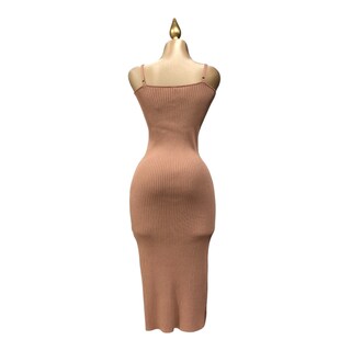 Foto 4 | Foto 4 | Vestido Beige Tejido Erivel
