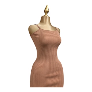 Foto 5 | Foto 5 | Vestido Beige Tejido Erivel