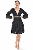 Vestido Boho Con Encaje Roman Fashion /juvenil, 2136 (negro)