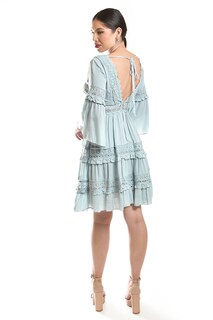 Foto 3 | Foto 3 | Vestido Boho Con Encaje Roman Fashion /juvenil, 2136 (menta)