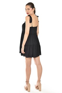 Foto 3 | Foto 3 | Vestido De Tirantes Ajustables Roman Fashion /juvenil, 6767 (negro)