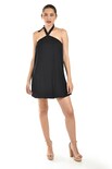 Vestido Cuello Halter Roman Fashion/ Juvenil, 6237 (negro)