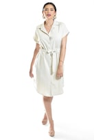 Vestido Camisero De Lino Roman Fashion /juvenil, 2336 (arena)