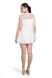 Foto 3 | Foto 3 | Vestido Corto De Tul Roman Fashion/juvenil, 14392 (hueso)
