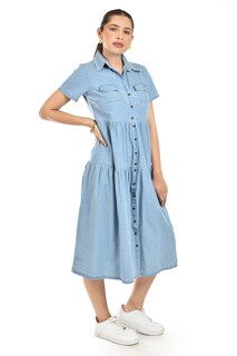 Foto 2 | Foto 2 | Vestido Denim Roman Fashion /juvenil 556 (azul Light)