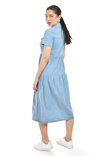 Foto 3 | Foto 3 | Vestido Denim Roman Fashion /juvenil 556 (azul Light)