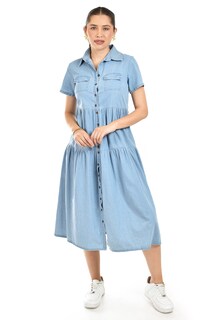 Foto 5 | Foto 5 | Vestido Denim Roman Fashion /juvenil 556 (azul Light)