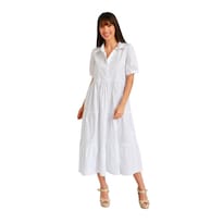 Vestido Casual Roman Fashion /juvenil 595 (blanco) Blanco