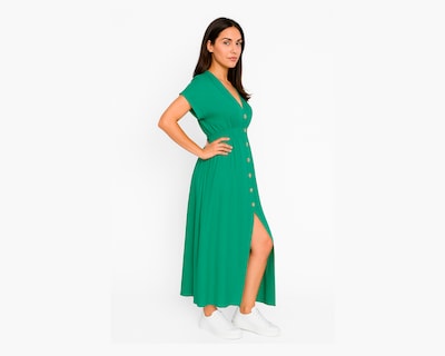 Foto 2 | Foto 2 | Vestido Largo Para Mujer Ocean Point Con Botones Y Abertura Delantera